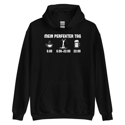 Mein Perfekter Tag 1 - Unisex Hoodie klettern ski xxx yyy zzz Black