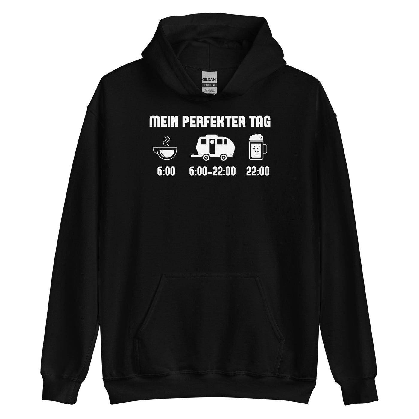 Mein Perfekter Tag 2 - Unisex Hoodie camping xxx yyy zzz Black