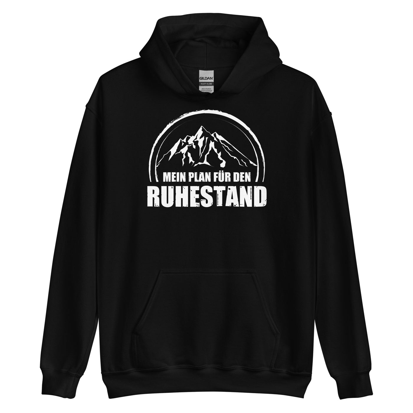 Mein Plan Fur Den Ruhestand - Unisex Hoodie berge xxx yyy zzz Black