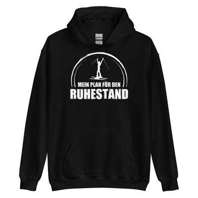 Mein Plan Fur Den Ruhestand 1 - Unisex Hoodie klettern ski xxx yyy zzz Black