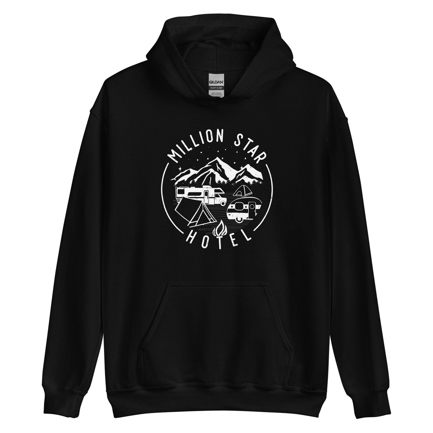 Million Star Hotel - Unisex Hoodie camping xxx yyy zzz Black