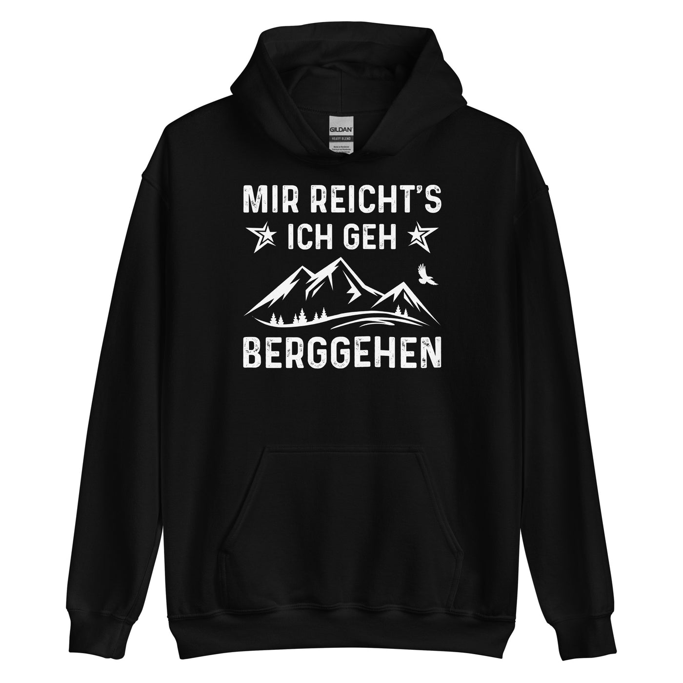 Mir Reicht's Ich Gen Berggehen - Unisex Hoodie berge xxx yyy zzz Black