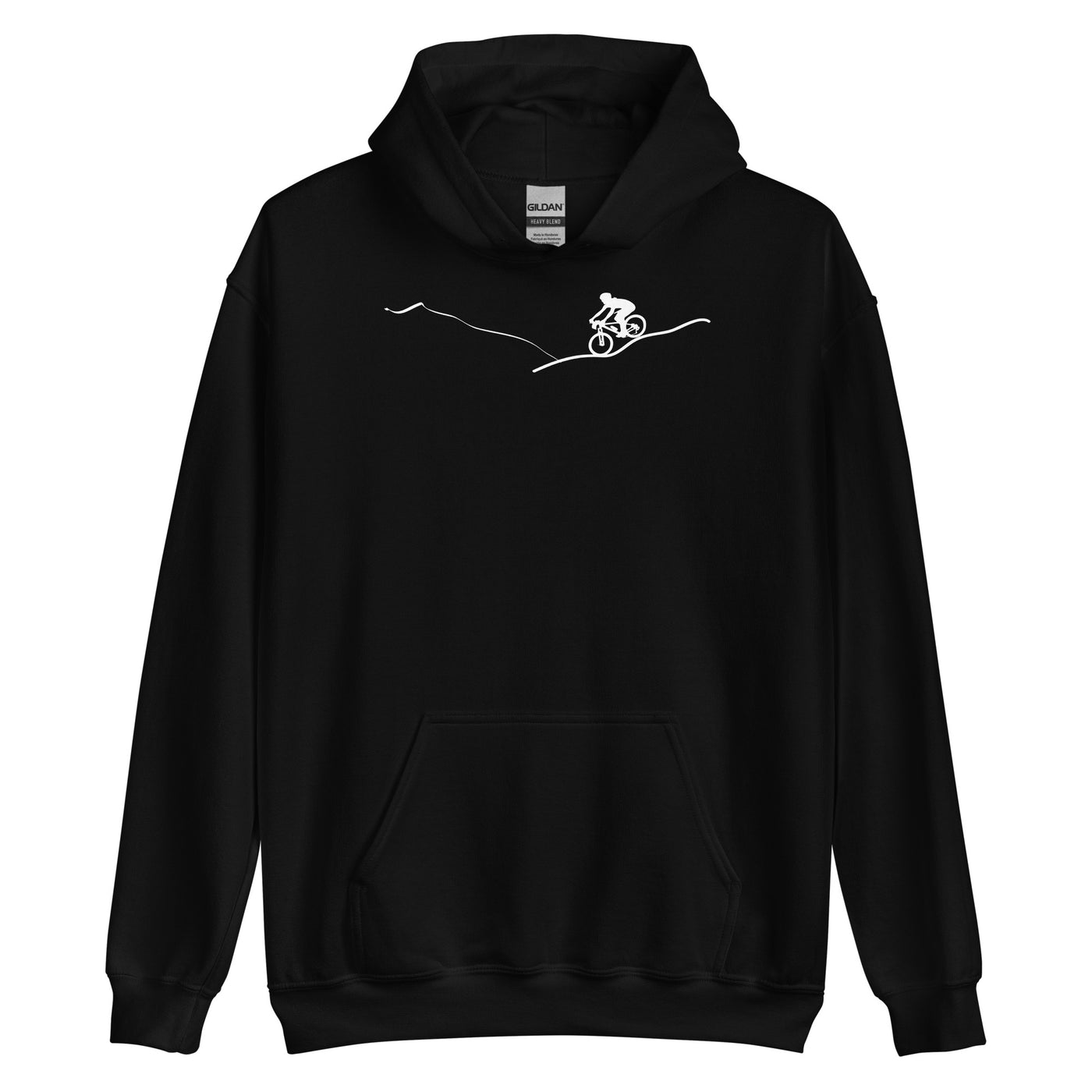 Berge - Radfahren - (15) - Unisex Hoodie fahrrad xxx yyy zzz Black