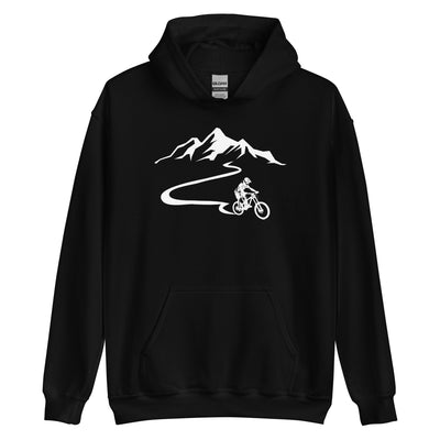 Berge - Mountainbike - (M) (13) - Unisex Hoodie xxx yyy zzz Black