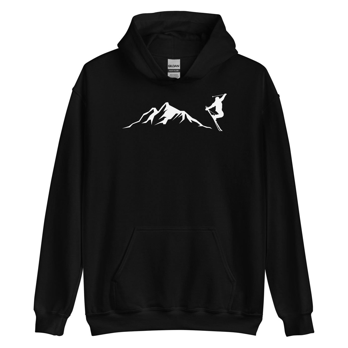 Berge - Skifahren - (14) - Unisex Hoodie klettern ski xxx yyy zzz Black