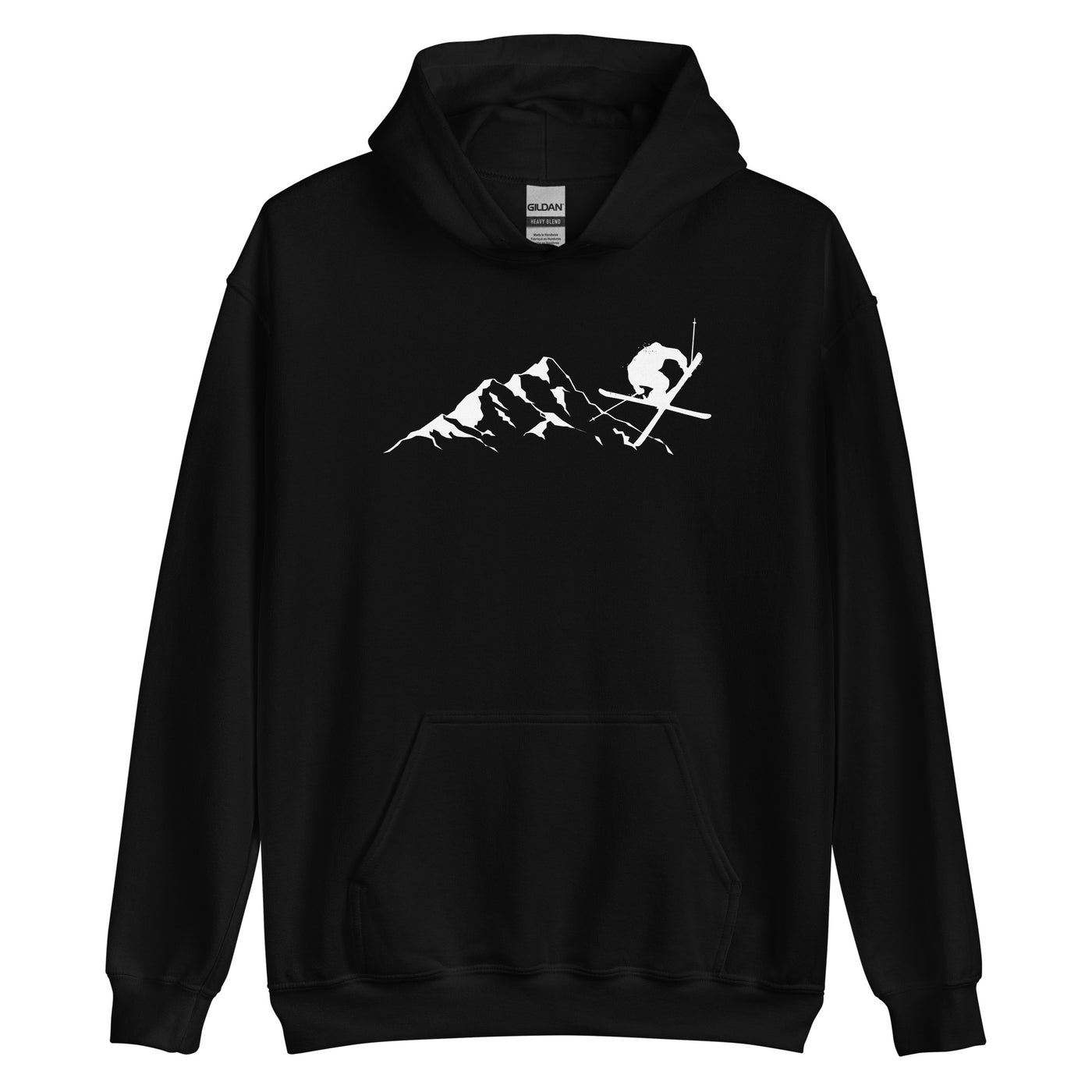 Berge - Skifahren - (15) - Unisex Hoodie klettern ski xxx yyy zzz Black