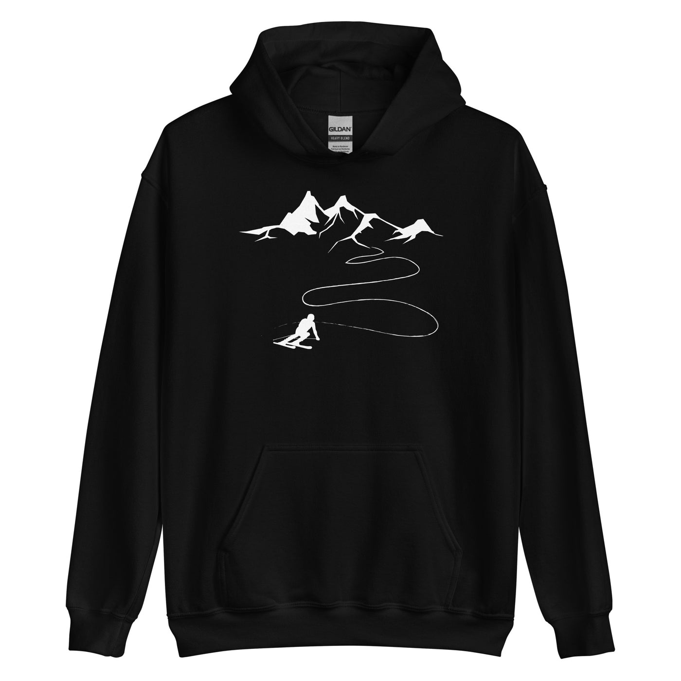 Berge - Skifahren - Unisex Hoodie klettern ski xxx yyy zzz Black