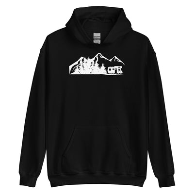 Berge - Bäume - Camping Van - Unisex Hoodie camping xxx yyy zzz Black