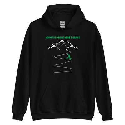 Mountainbiken ist meine Therapie - (M) - Unisex Hoodie xxx yyy zzz Black