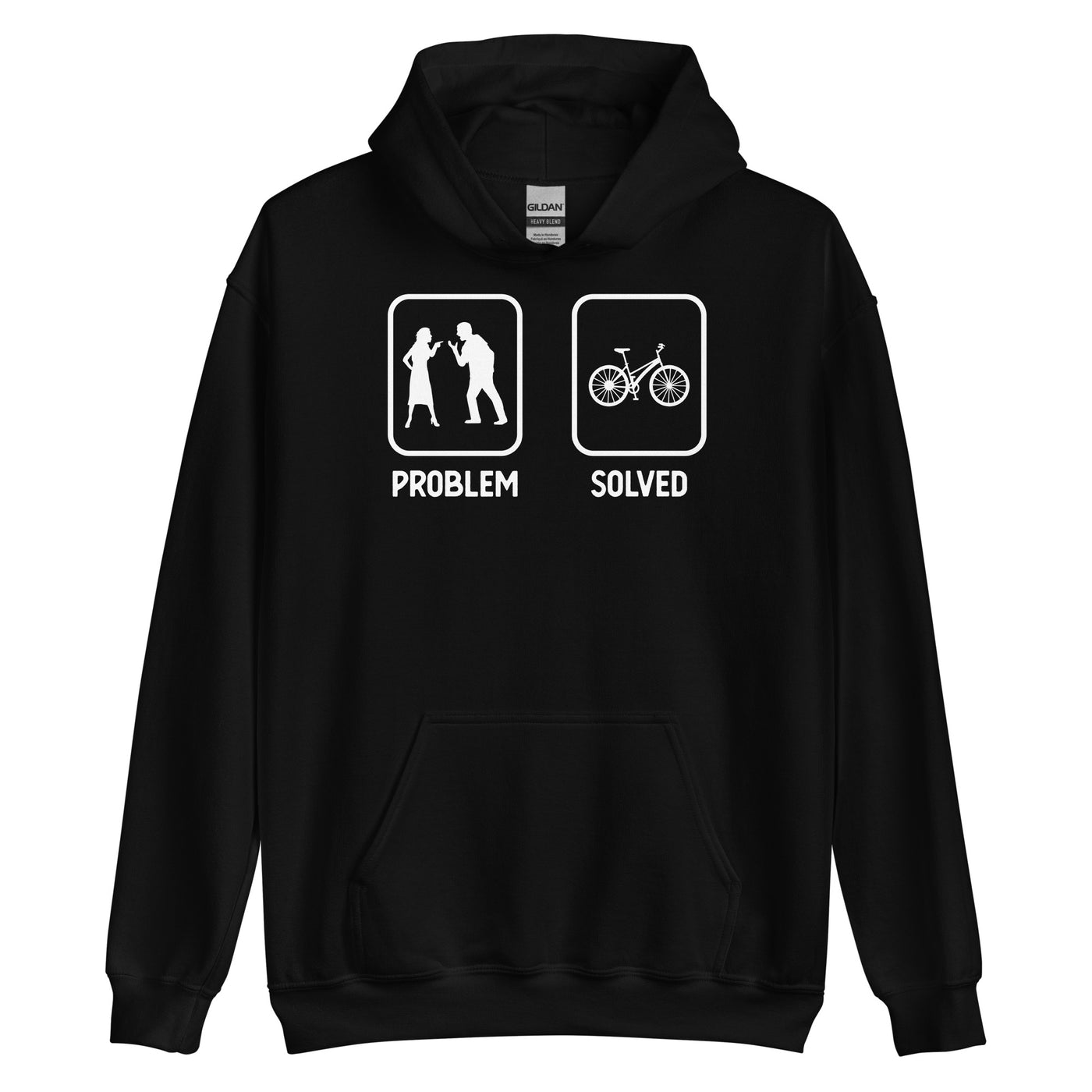 Problem Solved - Radfahren - Unisex Hoodie fahrrad xxx yyy zzz Black