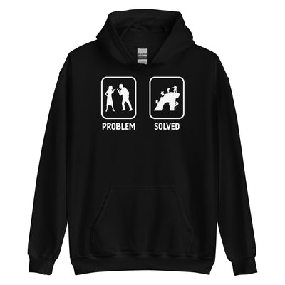 Problem Solved - Mann Klettern - Unisex Hoodie klettern xxx yyy zzz Black