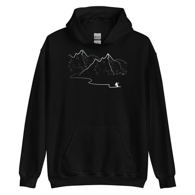 Schifahren - Unisex Hoodie klettern ski xxx yyy zzz Black