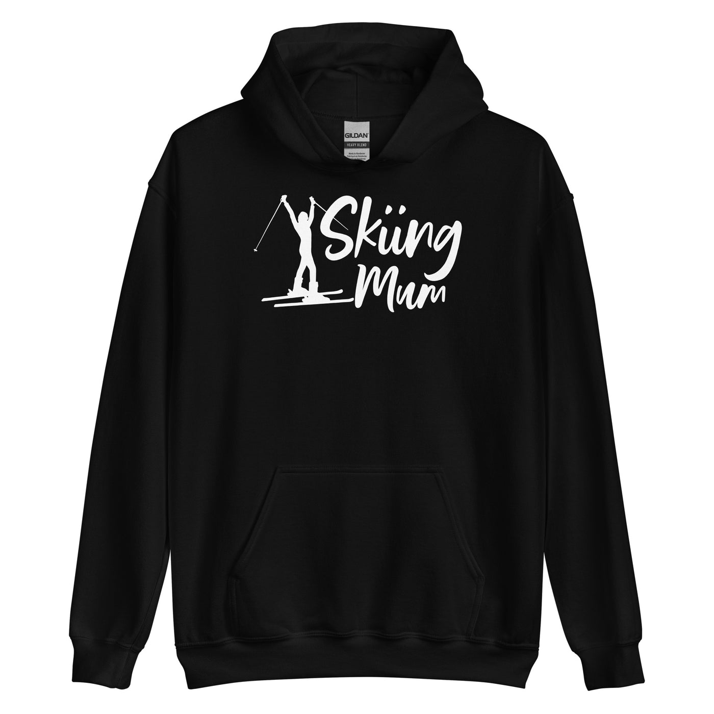 Skifahren Mum - Unisex Hoodie klettern ski xxx yyy zzz Black