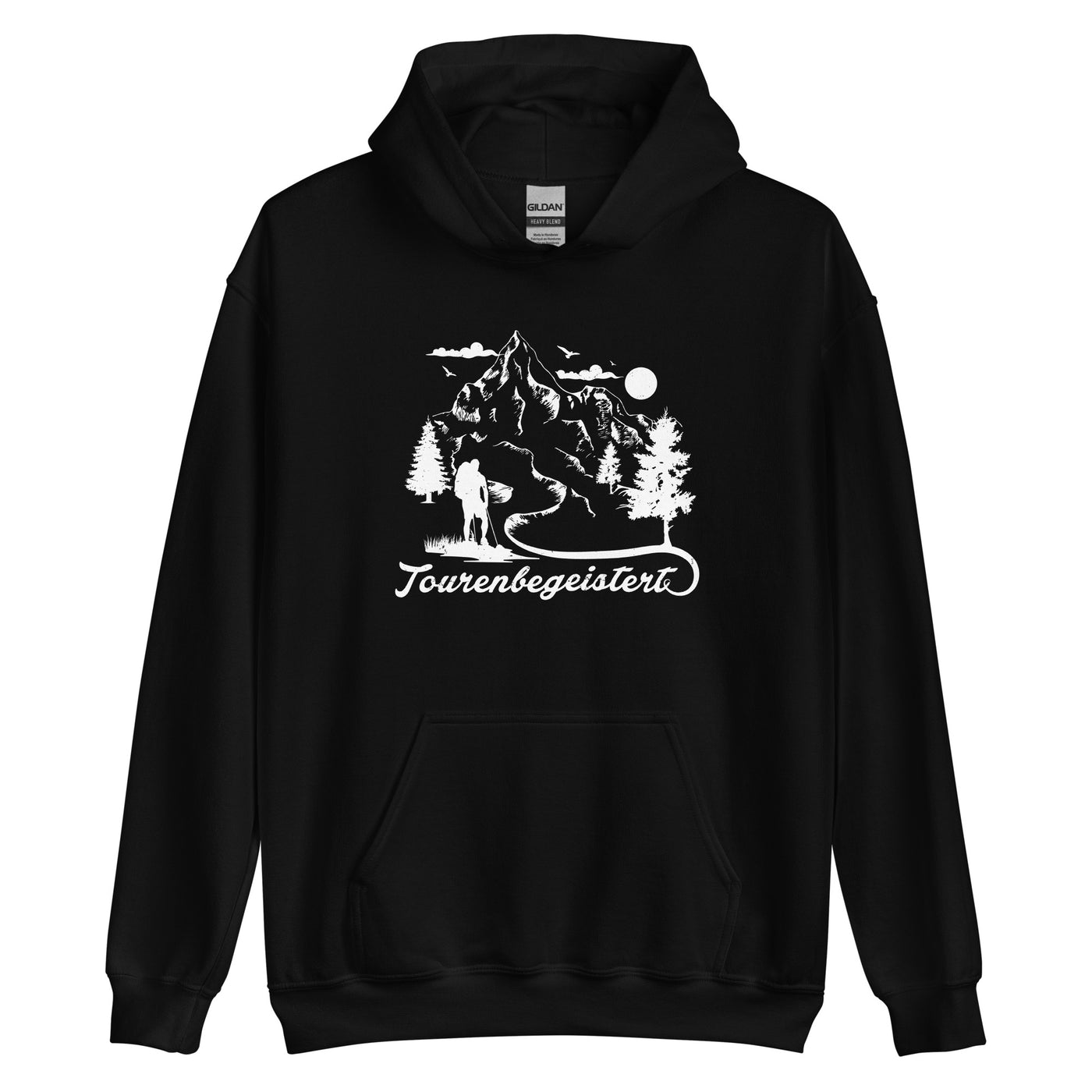 Tourenbegeistert - Unisex Hoodie wandern xxx yyy zzz Black