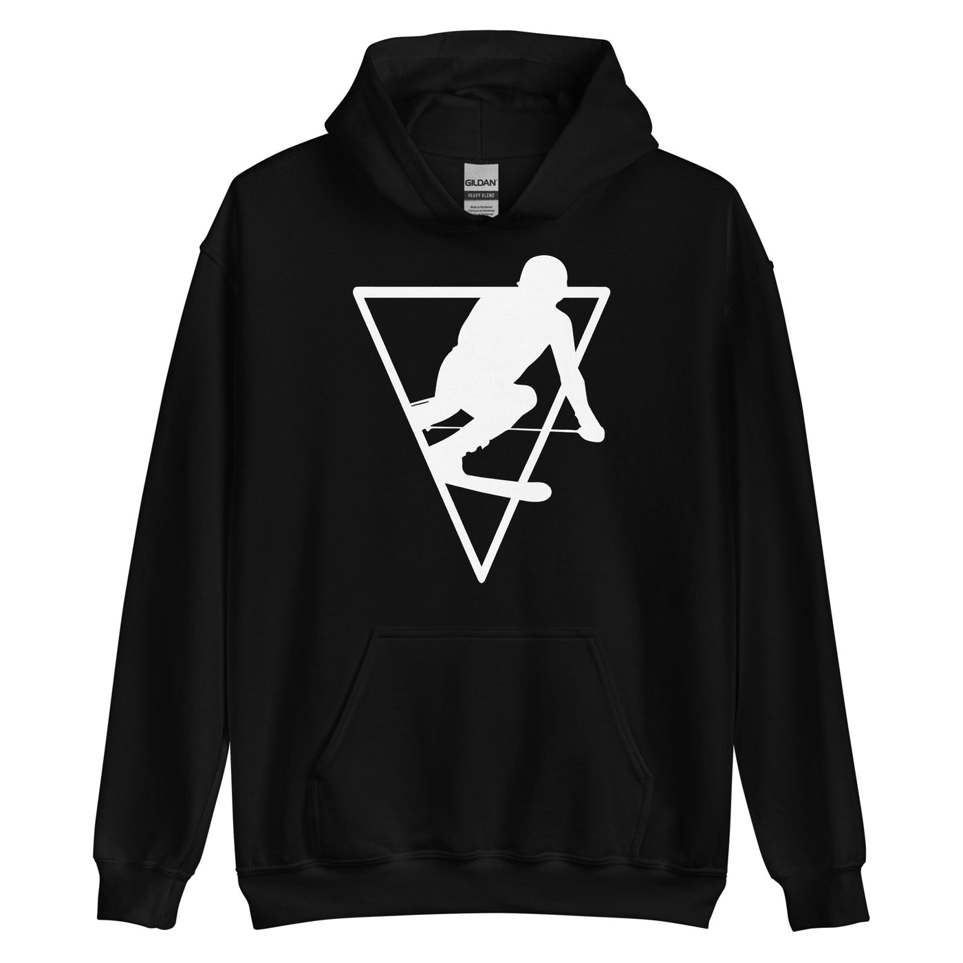 Dreieck - Skifahren - Unisex Hoodie klettern ski xxx yyy zzz Black