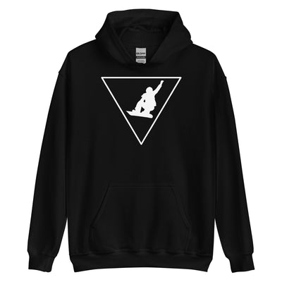 Dreieck_und_Snowboarding_-_(SN)_ - Unisex Heavy Blend Hoodie | Gildan 18500 xxx yyy zzz Black