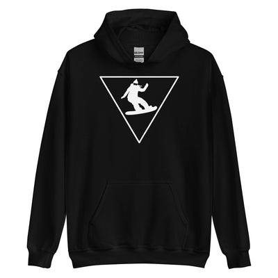 Dreieck_und_Snowboarding_-_(SN) - Unisex Heavy Blend Hoodie | Gildan 18500 xxx yyy zzz Black