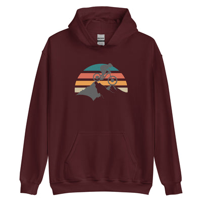 Mountainbike Vintage - Unisex Hoodie mountainbike Maroon