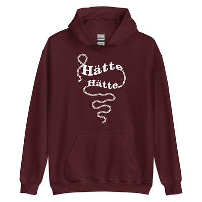 Hätte Hätte Fahrradkette - Unisex Hoodie fahrrad mountainbike Maroon