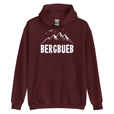 Bergbueb - Unisex Hoodie berge Maroon