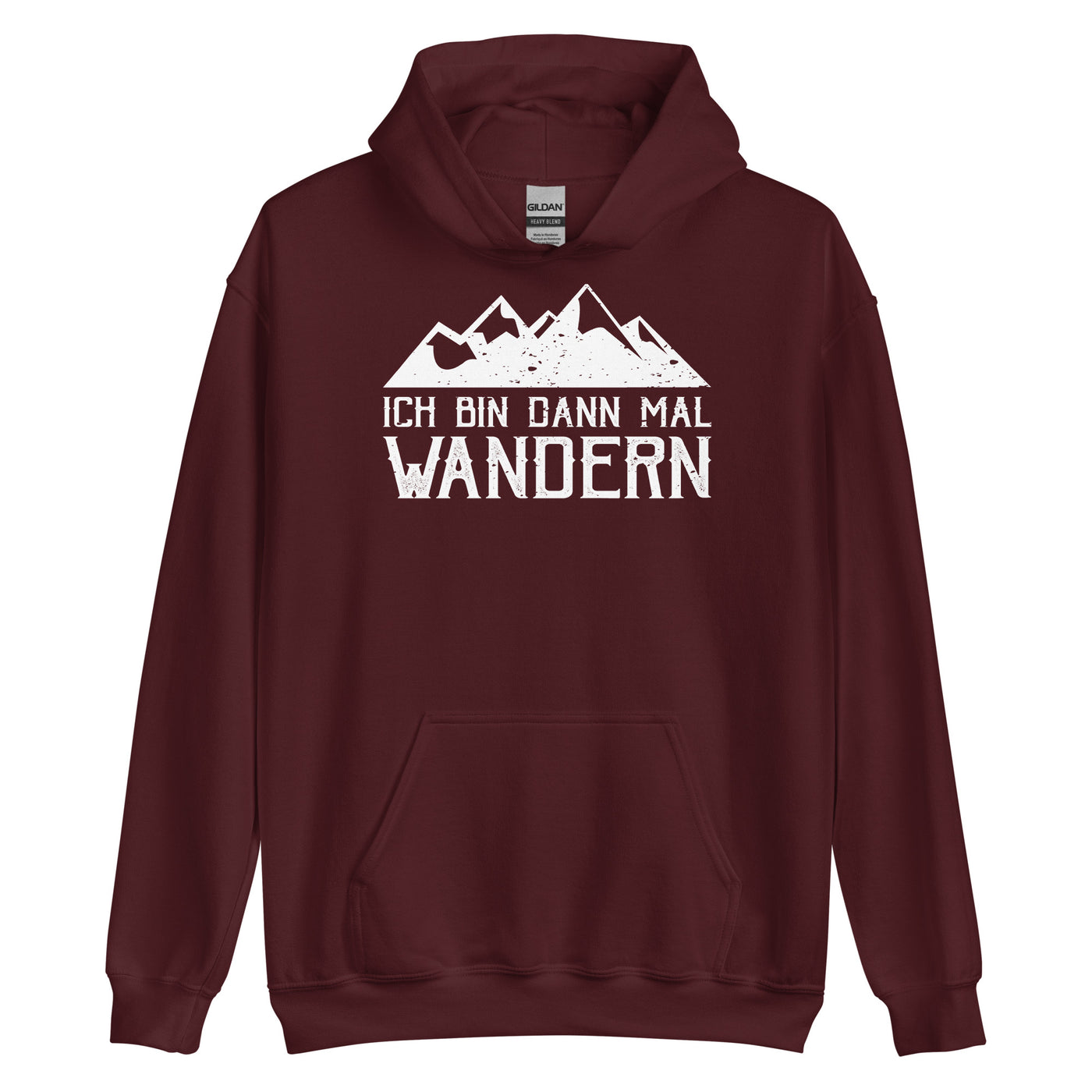 Ich Bin Dann Mal Wandern - Unisex Hoodie wandern Maroon