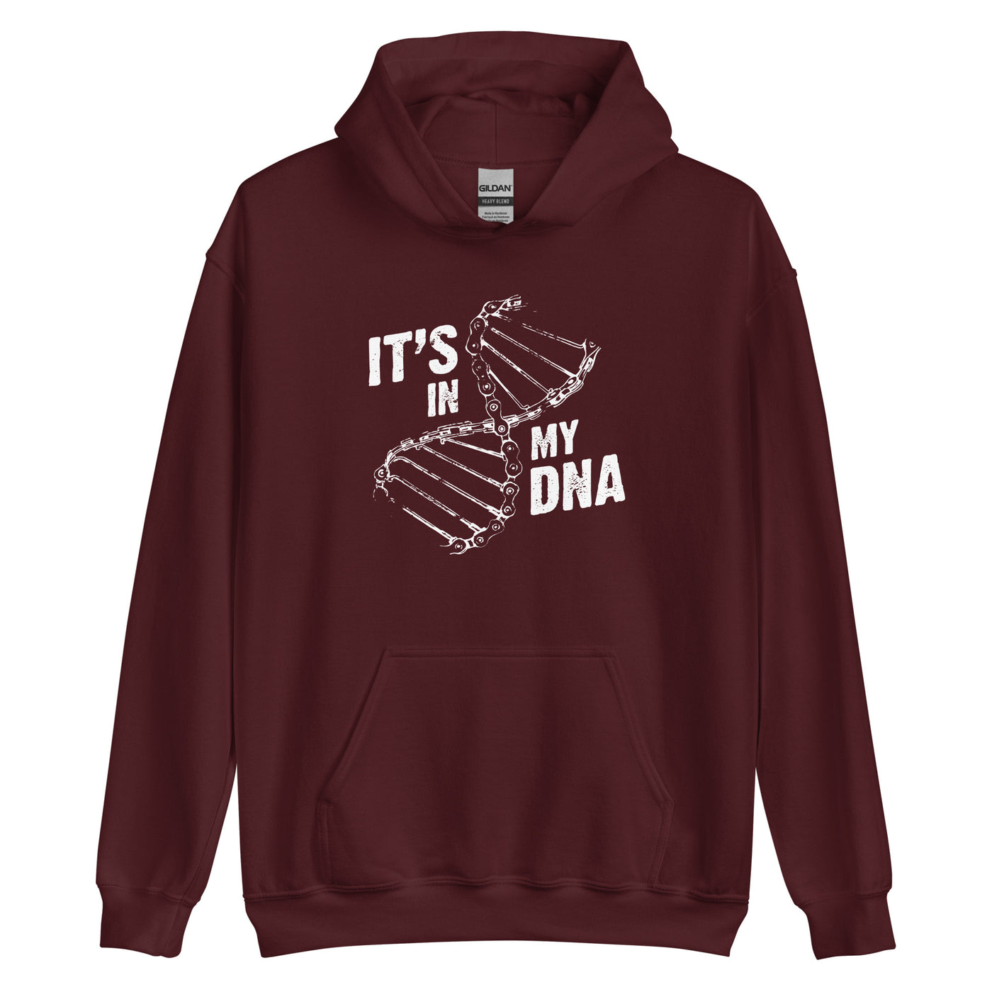 Its in my DNA - Unisex Hoodie fahrrad xxx yyy zzz Maroon