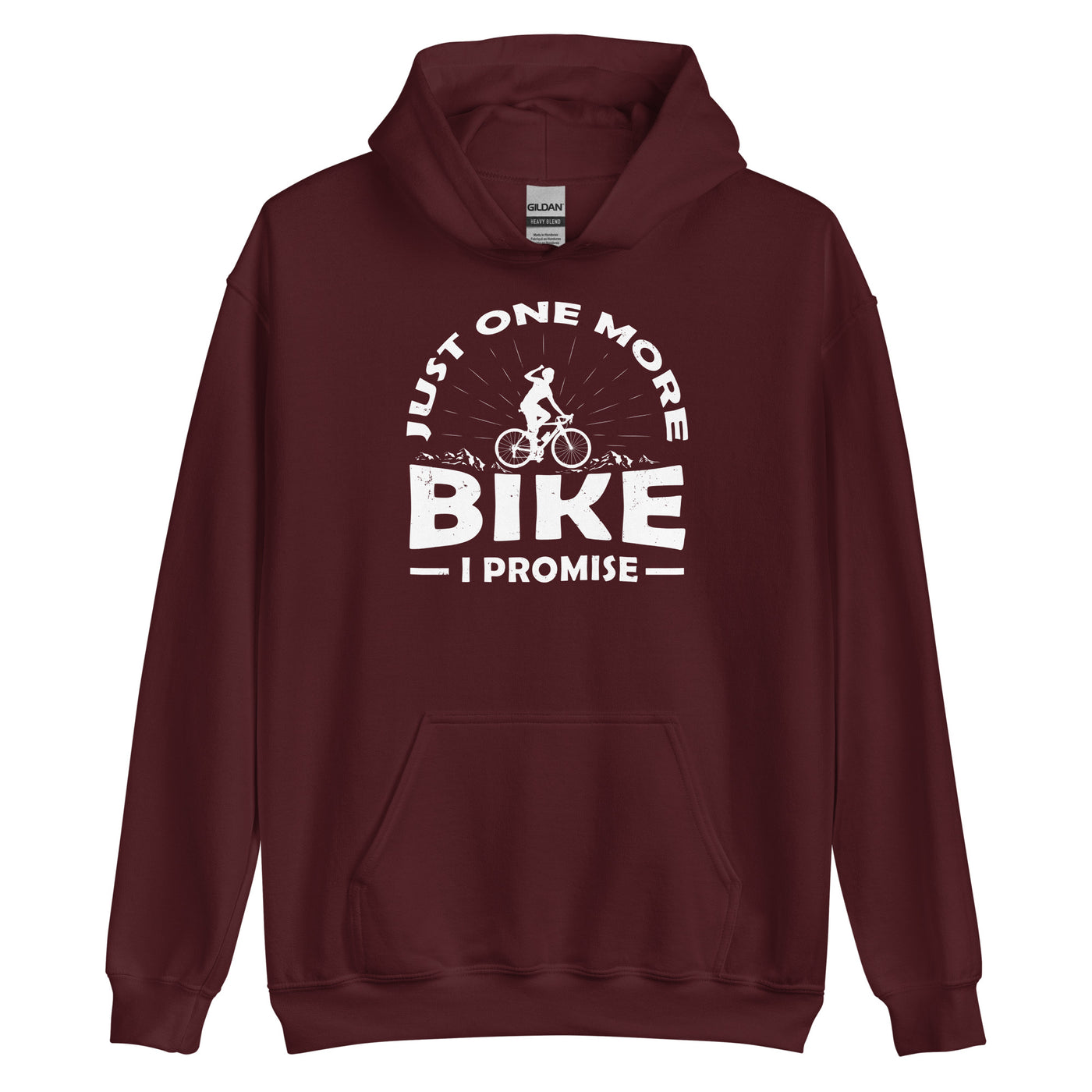 Just one more bike, i promise - Unisex Hoodie fahrrad xxx yyy zzz Maroon