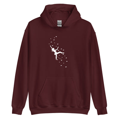 Klettergirl - Unisex Hoodie klettern xxx yyy zzz Maroon