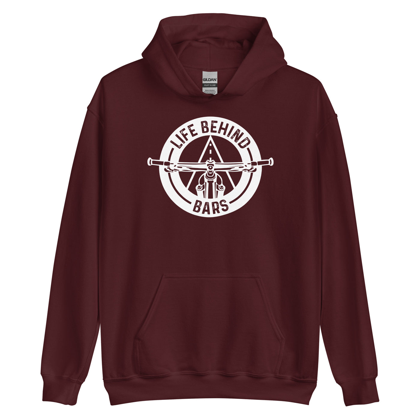 Life behind bars - Unisex Hoodie fahrrad xxx yyy zzz Maroon