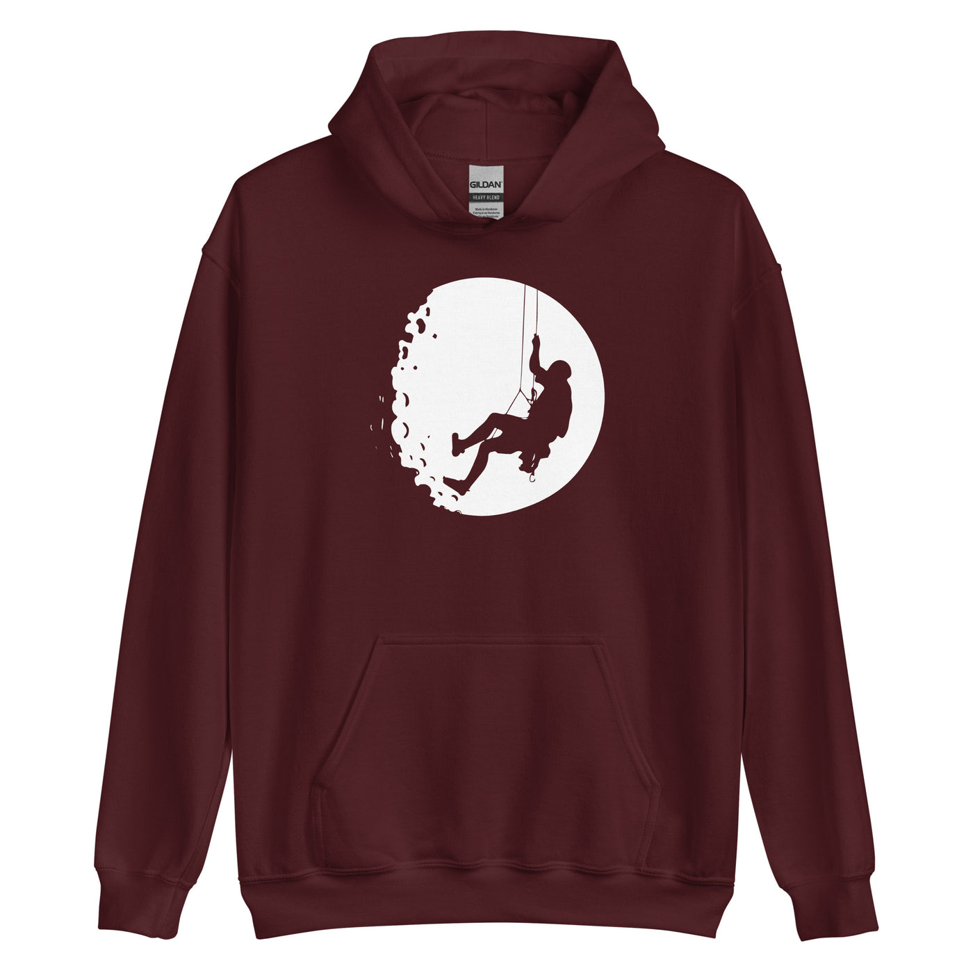 Moon - Klettern - Unisex Hoodie klettern xxx yyy zzz Maroon