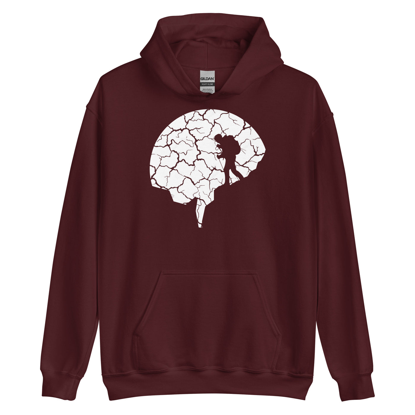 Moon - Wandern - Unisex Hoodie wandern xxx yyy zzz Maroon