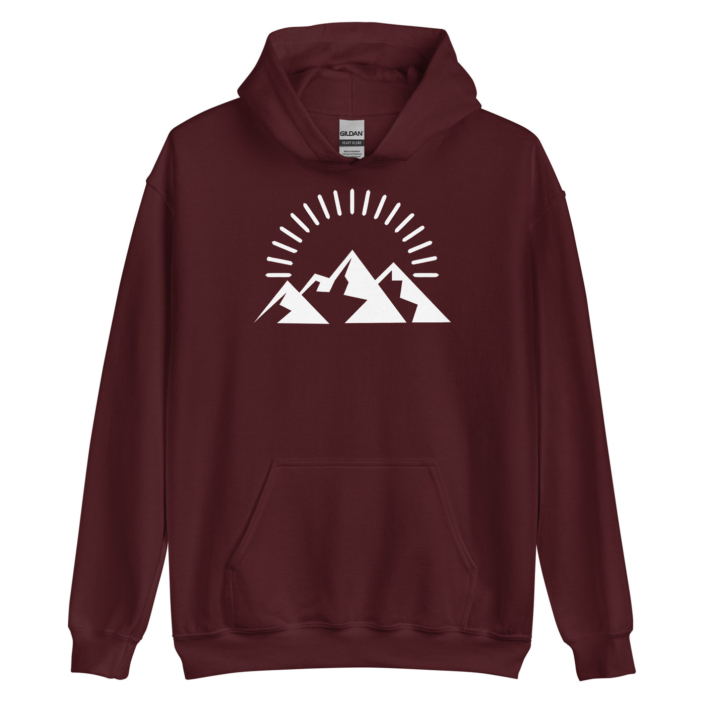 Berge (19) - Unisex Hoodie berge xxx yyy zzz Maroon