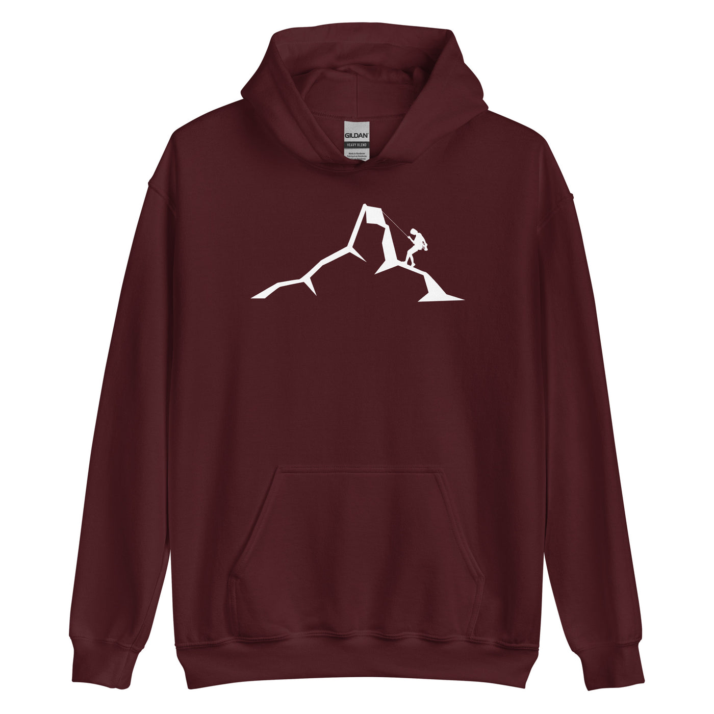 Berge - Klettern - Unisex Hoodie klettern xxx yyy zzz Maroon