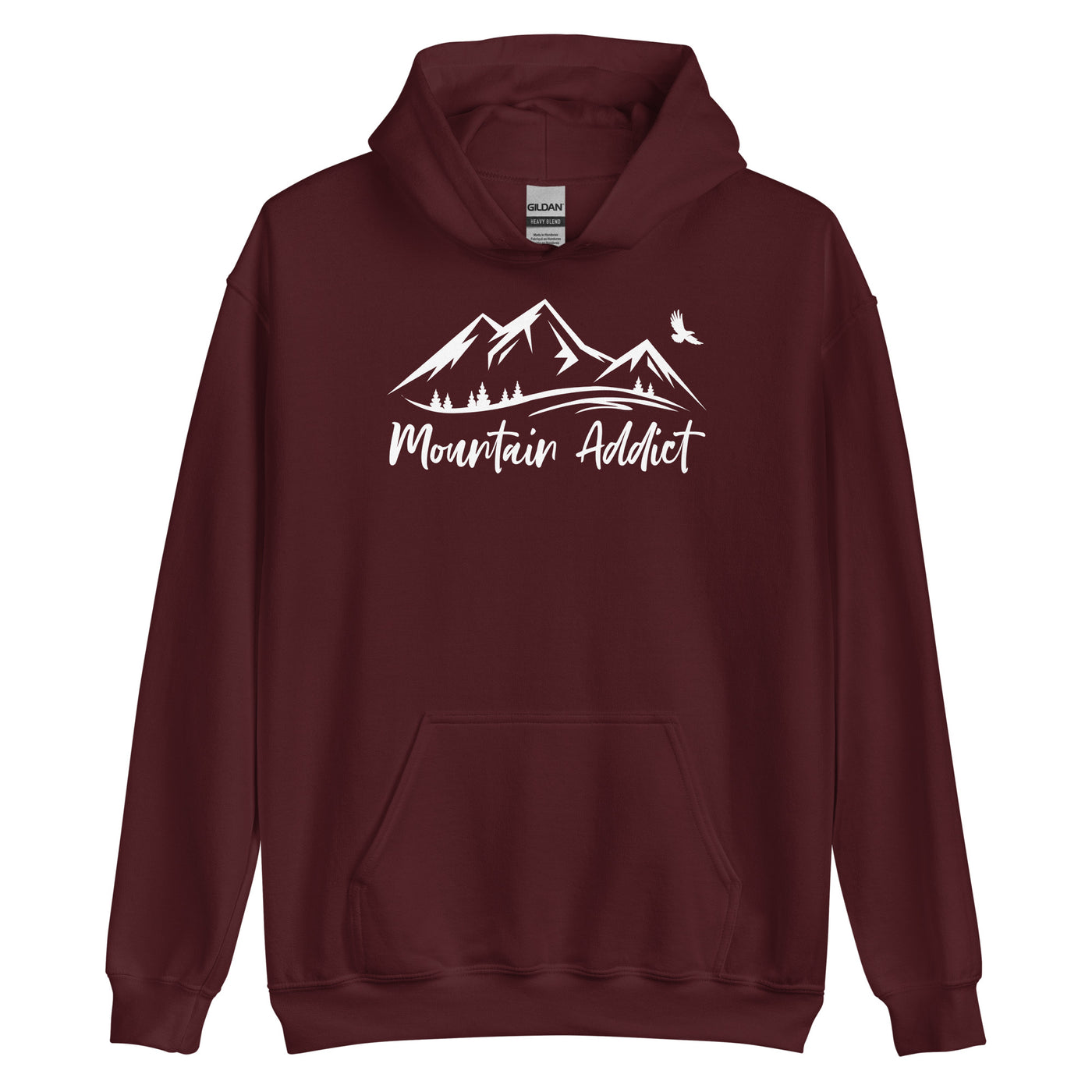 Berge Addict - Unisex Hoodie berge xxx yyy zzz Maroon