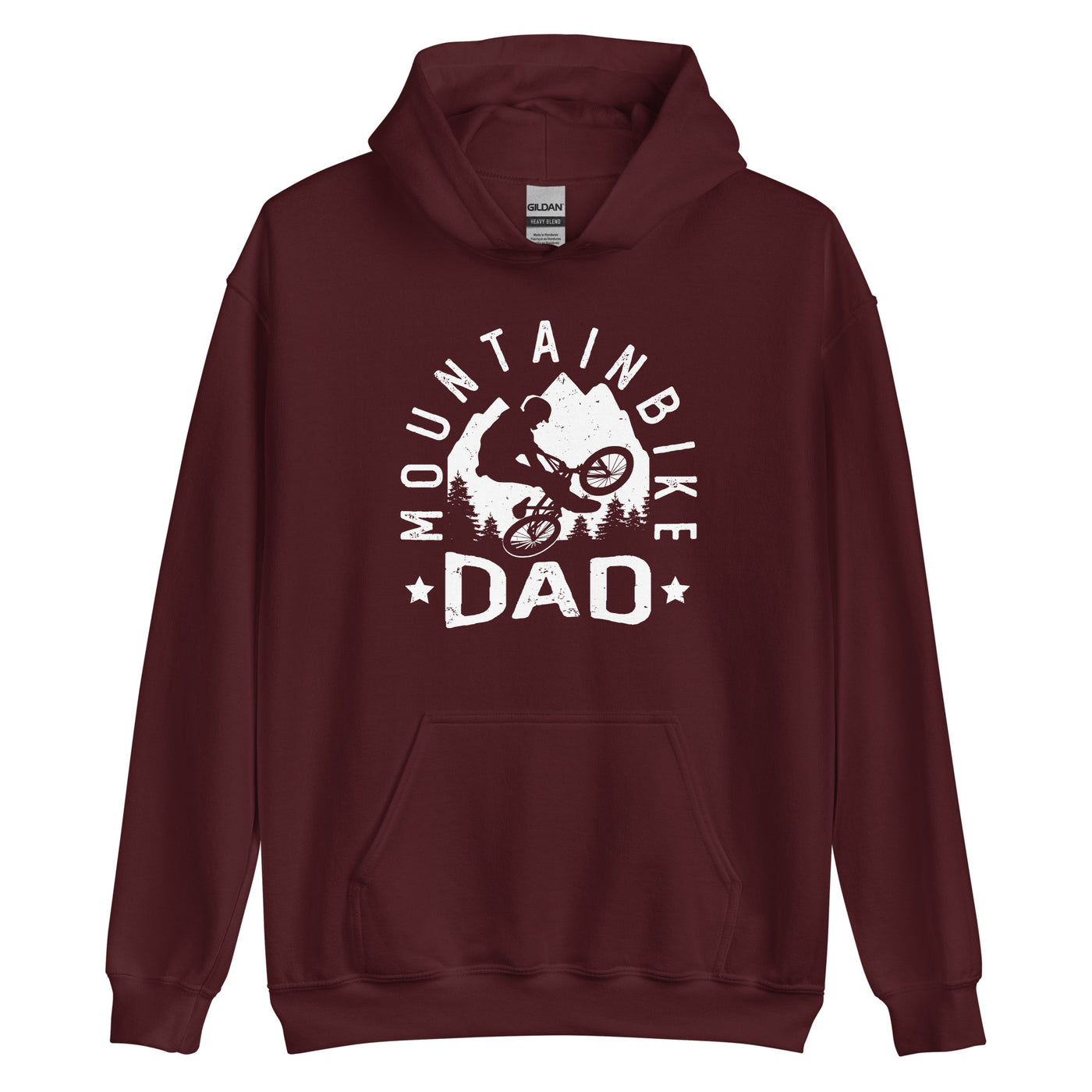 Mountainbike Dad - (M) - Unisex Hoodie xxx yyy zzz Maroon