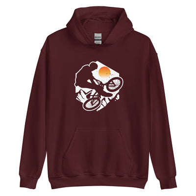 Mountainbike Jump - (M) - Unisex Hoodie xxx yyy zzz Maroon