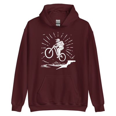 Mountainbiken - (M) - Unisex Hoodie xxx yyy zzz Maroon