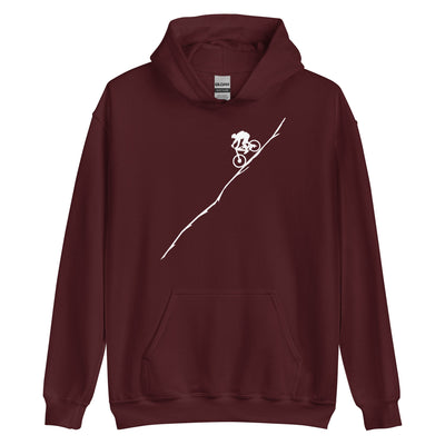 Mountaingbiking - (M) - Unisex Hoodie xxx yyy zzz Maroon