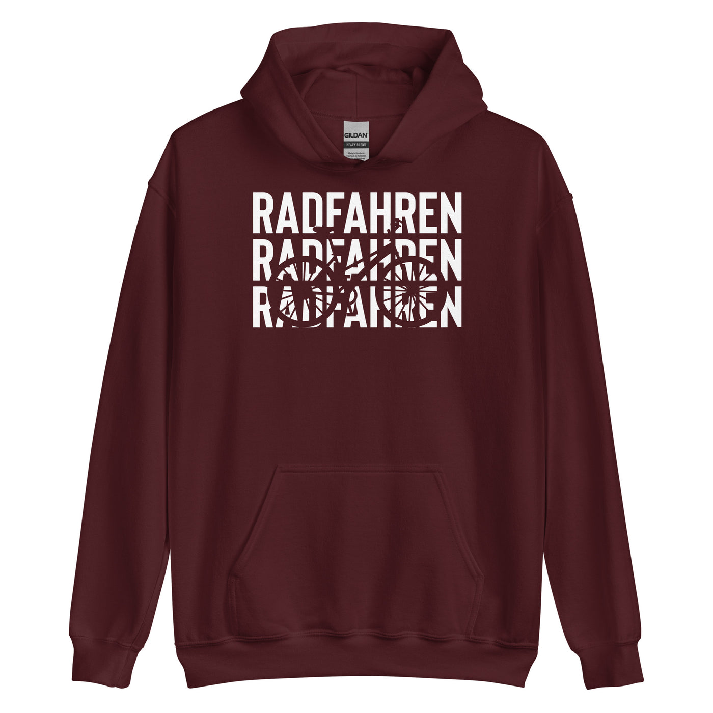 Radfahren - Unisex Hoodie fahrrad xxx yyy zzz Maroon