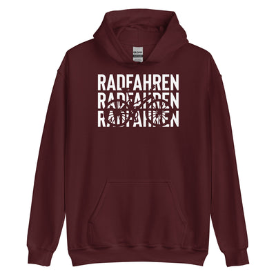 Radfahren - Unisex Hoodie fahrrad xxx yyy zzz Maroon