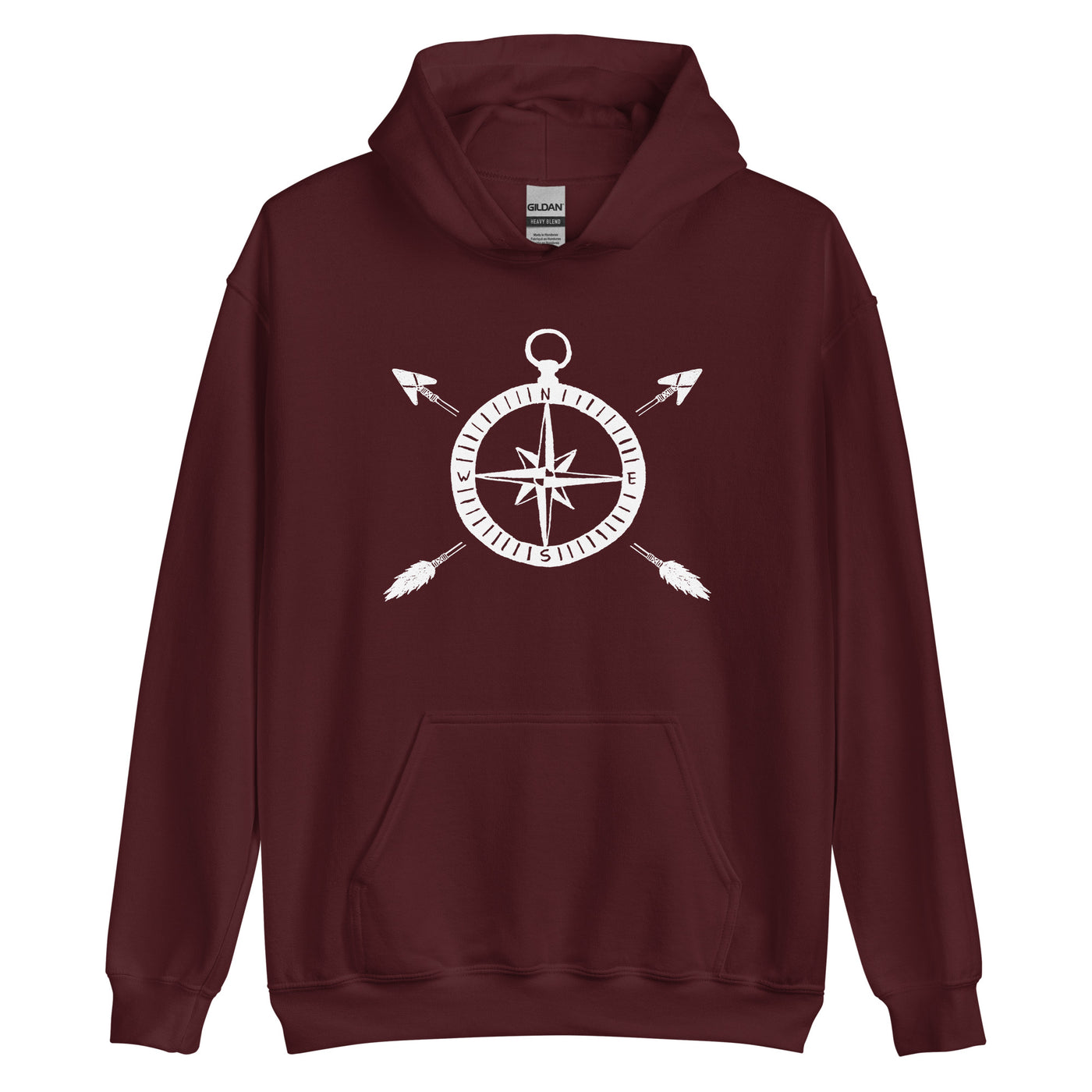 Reisesucht - Unisex Hoodie camping wandern xxx yyy zzz Maroon