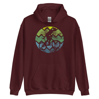 Retro - Radfahren - Unisex Hoodie fahrrad xxx yyy zzz Maroon