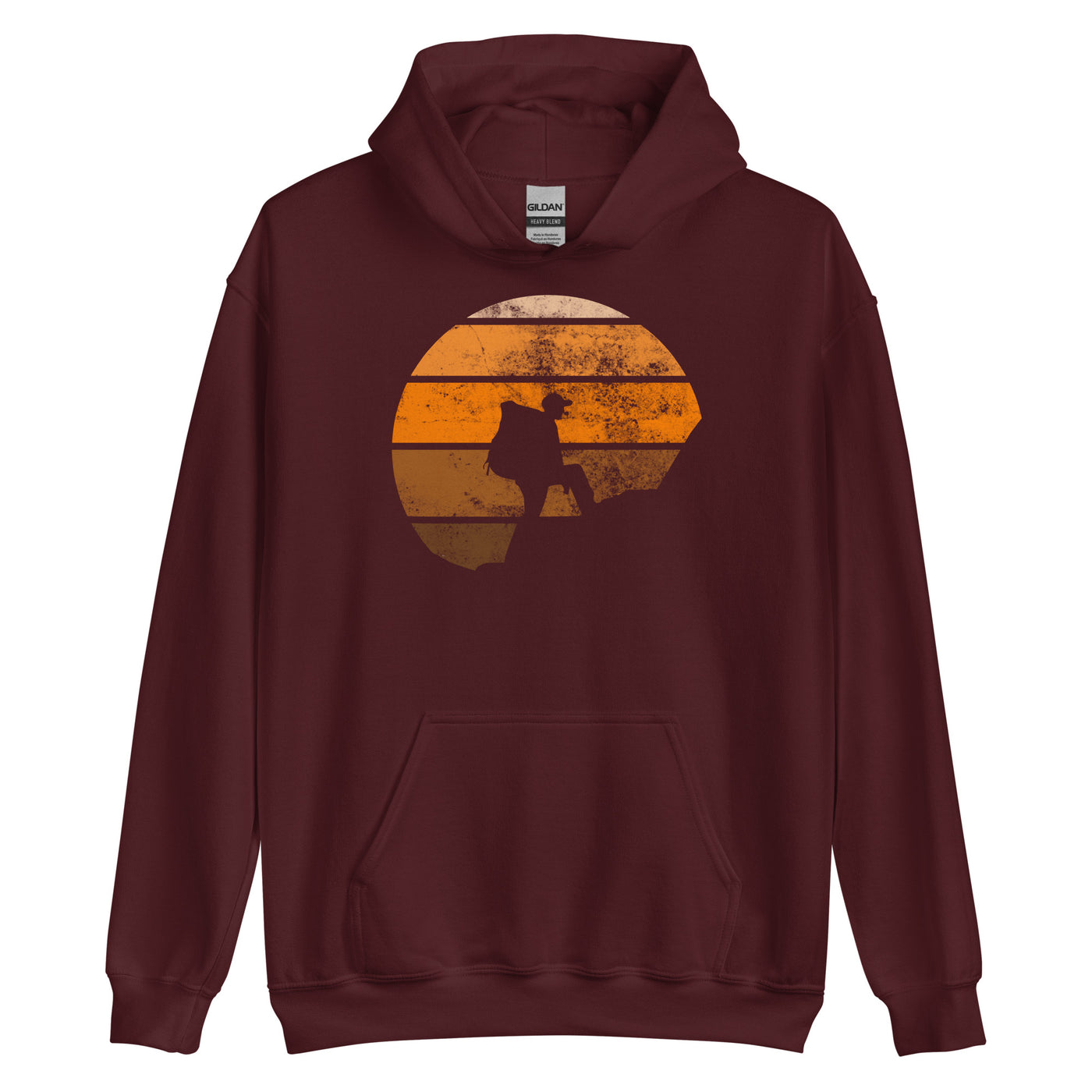 Retro - Wandern - Unisex Hoodie wandern xxx yyy zzz Maroon