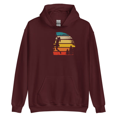 Retro Sonne und Klettern - Unisex Hoodie klettern xxx yyy zzz Maroon