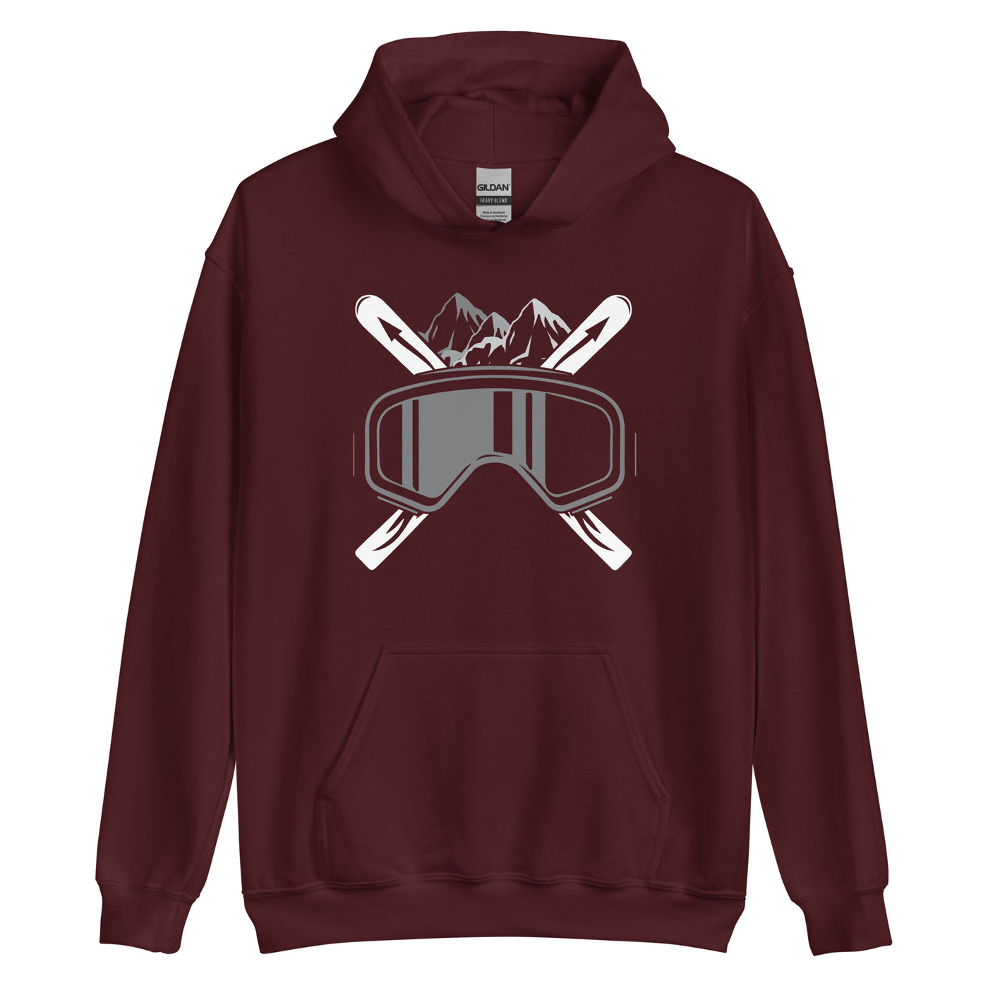 Schifoan - Unisex Hoodie klettern ski xxx yyy zzz Maroon