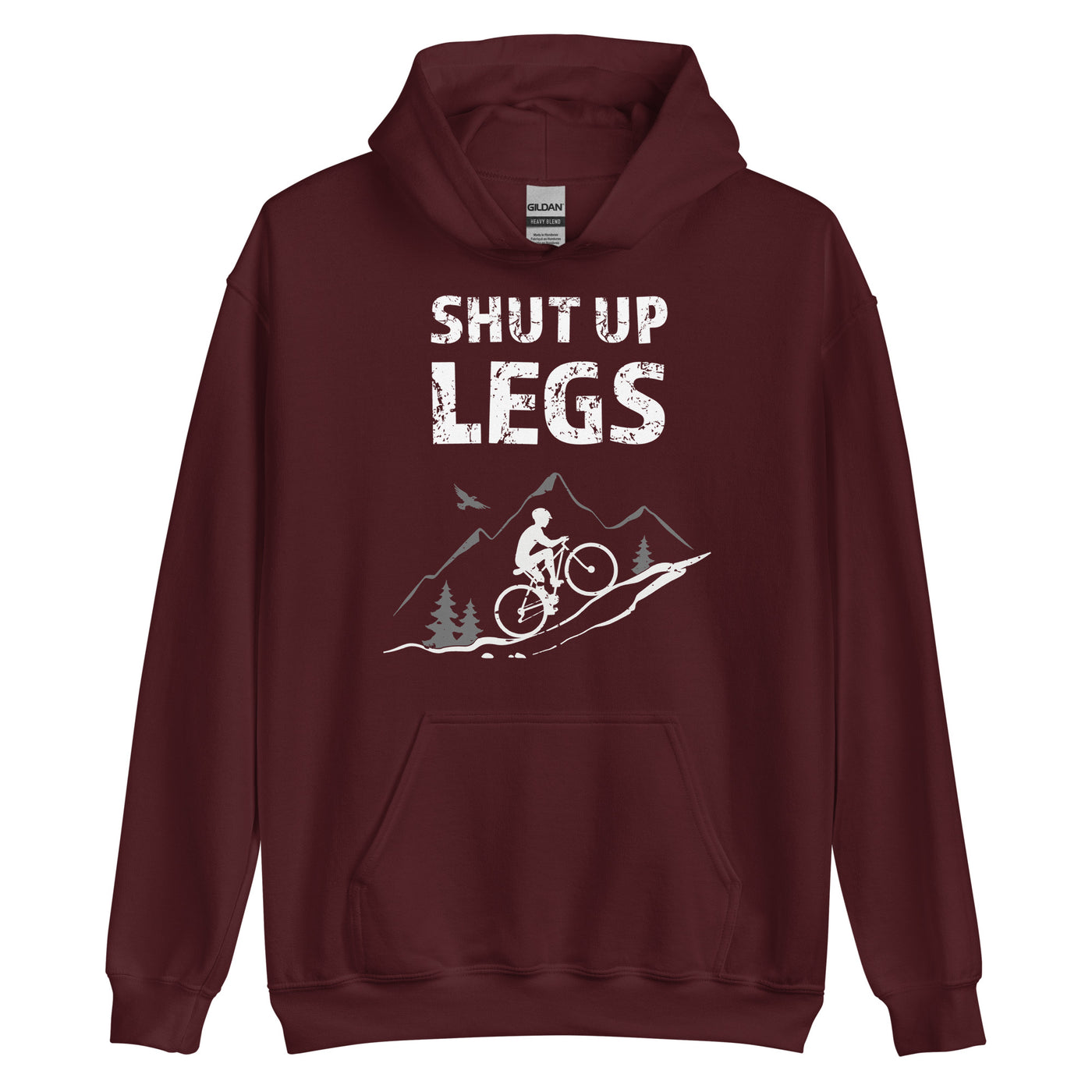 Shut up Legs - (M) - Unisex Hoodie xxx yyy zzz Maroon