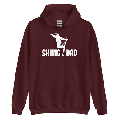 Skifahren Dad - Unisex Hoodie klettern ski xxx yyy zzz Maroon