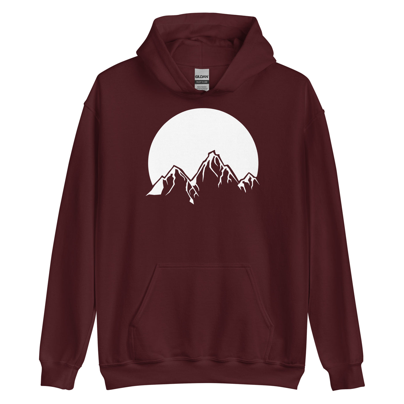 Sonne - Berge - Unisex Hoodie berge xxx yyy zzz Maroon