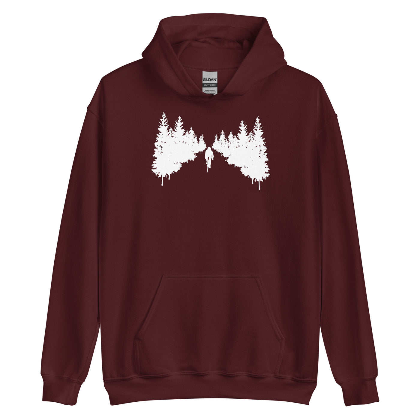 Bäume - Radfahren - Unisex Hoodie fahrrad xxx yyy zzz Maroon