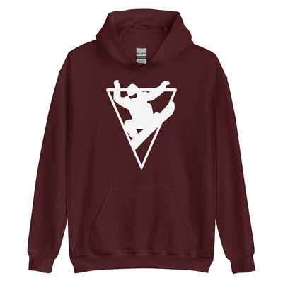 Dreieck - Snowboarding - Unisex Hoodie snowboarden xxx yyy zzz Maroon